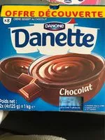 Mängden socker i Danette chocolat