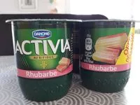 Mängden socker i Activia rhubarbe