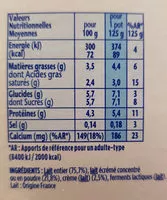 Mängden socker i Velouté nature