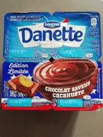 Mängden socker i Danette Chocolat Saveur Cacahuete