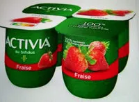Mängden socker i Activia fraise