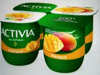 Mängden socker i Activia mangue