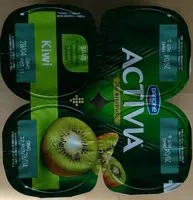Mängden socker i Yaourts Activia kiwi