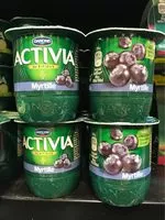 Mängden socker i Activia au bifidus - Myrtille