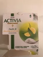 Mängden socker i Activia touche citron verveine