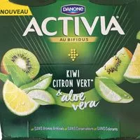 Mängden socker i Activia Kiwi Citron Vert & Aloe Vera