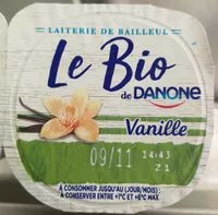 Mängden socker i Le bio de Danone vanille