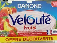 Mängden socker i Velouté Fruix