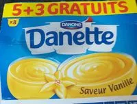 Mängden socker i Danette saveur vanille