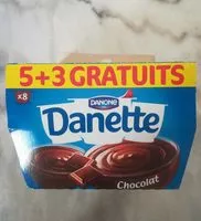 Mängden socker i Crème dessert chocolat danette