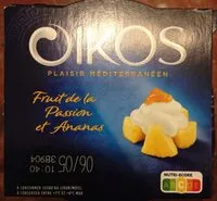 Mängden socker i Spécialité laitière sucrée à ananas et fruit de la passion, aromatisée