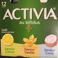 Mängden socker i Activia citron/vanille/coco