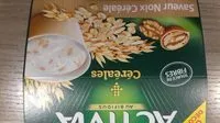 Mängden socker i Activia saveur noix cereale