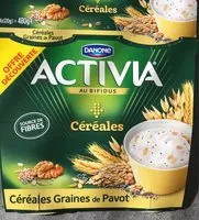 Mängden socker i Activia bifidus cereales graines de pavot