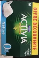 Mängden socker i Activia