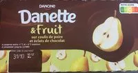 Mängden socker i Danette et fruit