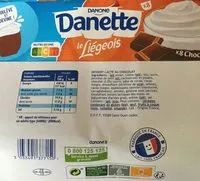 Mängden socker i Danette le liégeois chocolat