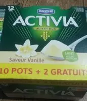 Mängden socker i Activia vanille