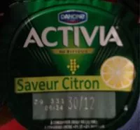 Mängden socker i Activia au bifidus - Saveur citron