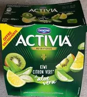 Mängden socker i Activia Au Bifidus Kiwi, Citron Vert & Aloe Vera