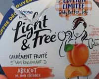Mängden socker i Light & free abricot