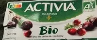 Mängden socker i Activia Bio Duo de Cerise & Cranberry