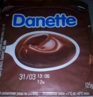 Mängden socker i Danette chocolat