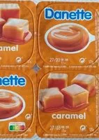 Mängden socker i Danette caramel