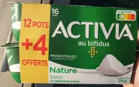 Mängden socker i Activia - lait fermenté nature