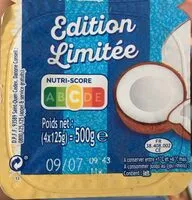 Mängden socker i Crème dessert aromatisée saveur coco