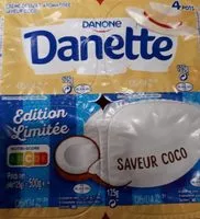 Mängden socker i Crème dessert saveur noix de coco