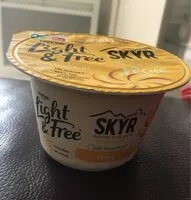 Mängden socker i Light & free - spécialité laitière sucrée à la pêche