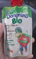 Mängden socker i Gourde bio pomme fraise