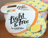 Mängden socker i Light and free, Mangue saveur Citron vert