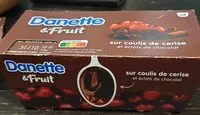 Mängden socker i Danette et fruit sur coulis de cerise
