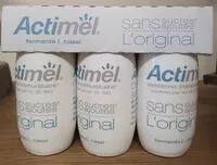 Mängden socker i Actimel