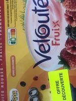 Mängden socker i Velouté fruix fraise, framboise, fruits rouges