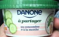 Mängden socker i Danone au concombre et à la menthe