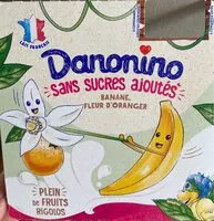 Mängden socker i Danonino banane fleur d'oranger