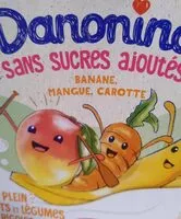 Mängden socker i Danonino Banane mangue carotte