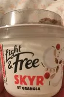 Mängden socker i Skyr et granola