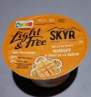 Mängden socker i Skyr Mangue & Fruit de la passion