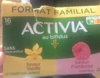 Mängden socker i Probiotiques framboise, vanille