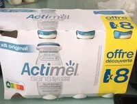 Mängden socker i actimel nature sans sucre