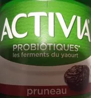 Mängden socker i Activia pruneau