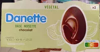 Mängden socker i Danette base noisette chocolat