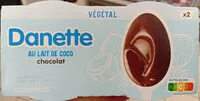 Mängden socker i Danette au lait de coco chocolat