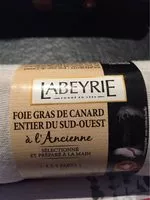 Mängden socker i Foie Gras de Canard entier Sud Ouest