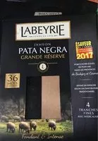 Mängden socker i Jambon pata negra 4 tranches