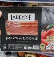 Mängden socker i Jambon de Bayonne